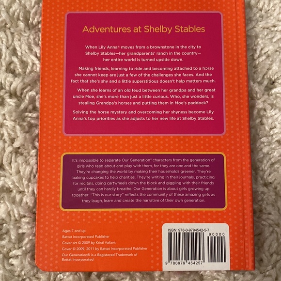 Our Generation book. Adventures of Shelby Stables - Picture 2 of 2